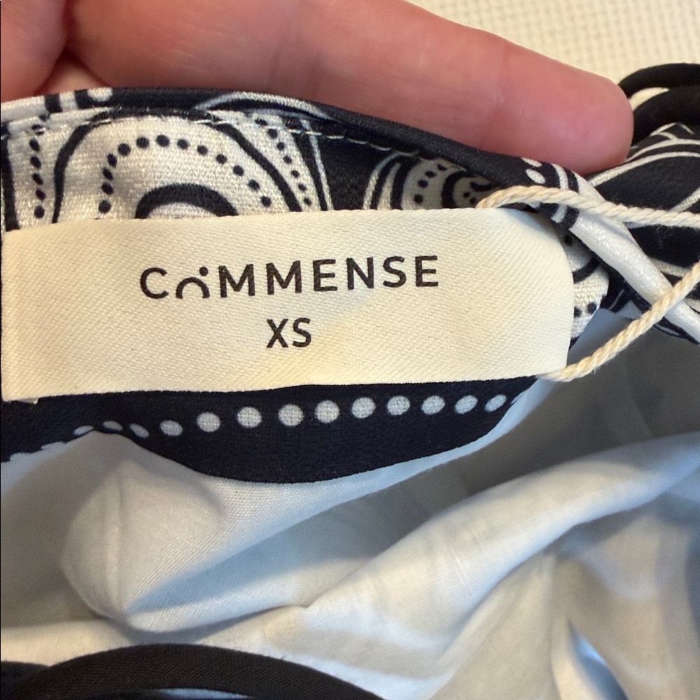 Commense Mini Scalloped Edges Lace Up Sea Shells Size XS NWT - Picture 11 of 15